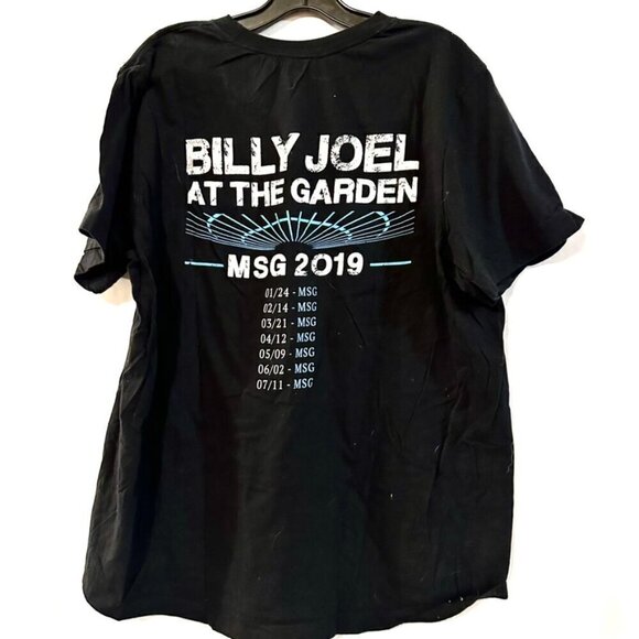Billy Joel MSG NYC 2019 Concert Tour Long Sleeve Tee shirt Size XL Extra Large - Picture 3 of 5